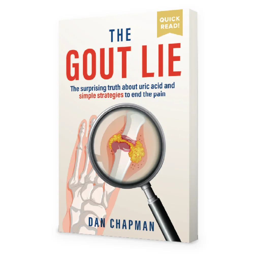 The Gout Lie by Dan Chapman - hardback book cover