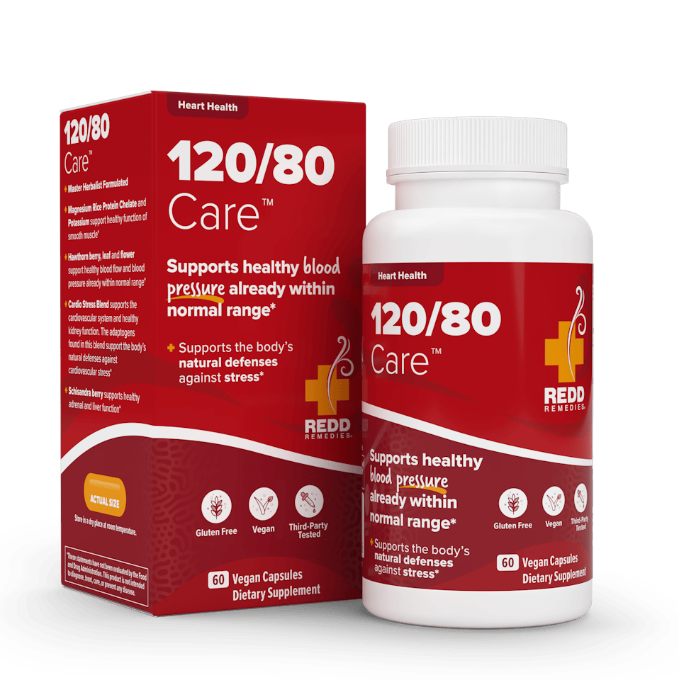 120/80 Care blood pressure support supplement, 60 capsules