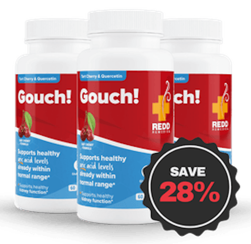 Three bottles of Gouch!